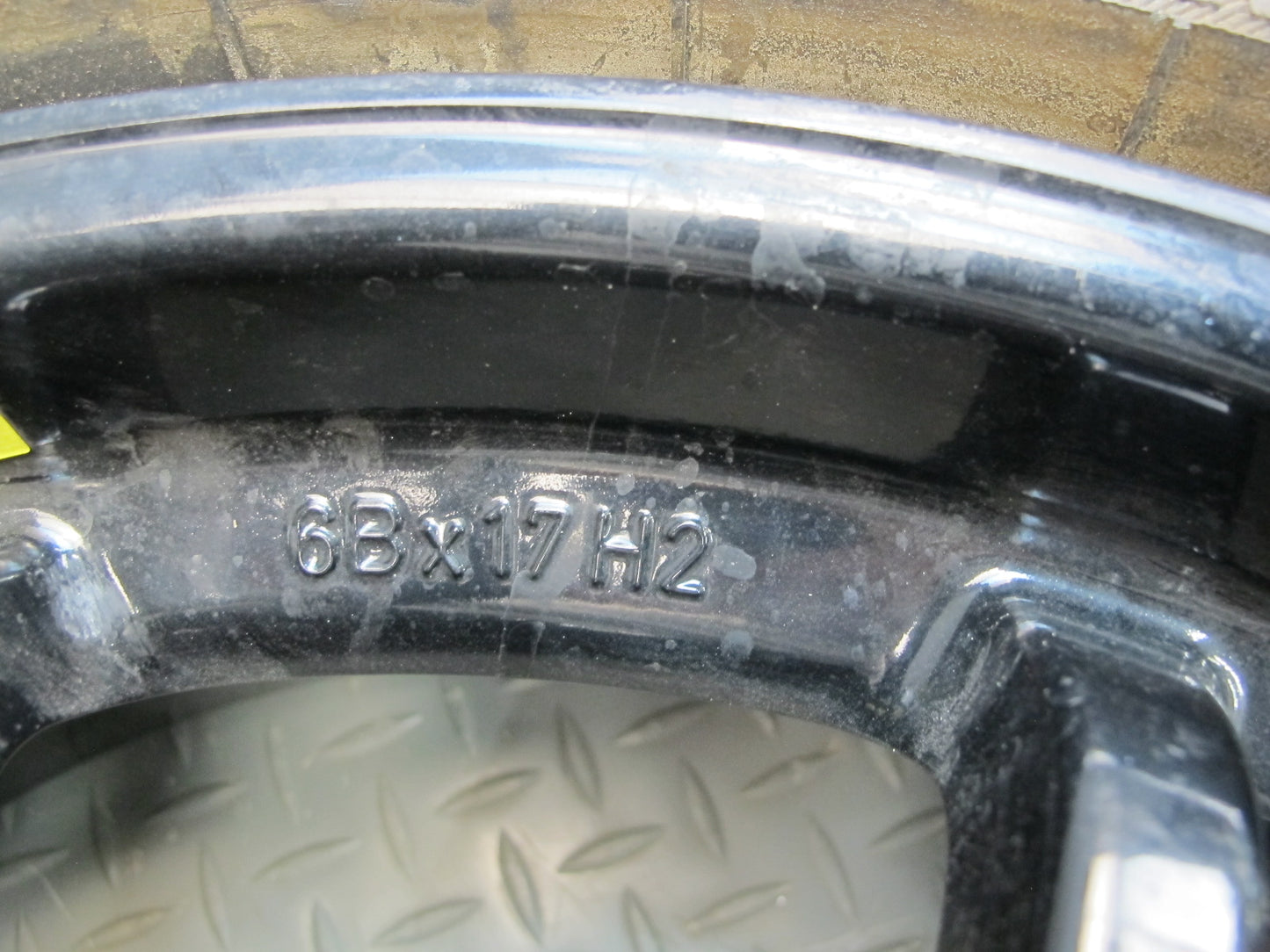 03-12 Mercedes R230 Spare Tire 17" R17 Alloy Wheel Rim 17x6B ET25 185/60 OEM