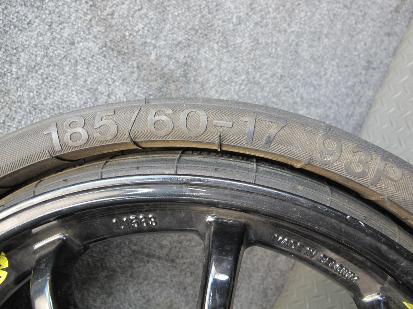 03-12 Mercedes R230 Spare Tire 17" R17 Alloy Wheel Rim 17x6B ET25 185/60 OEM