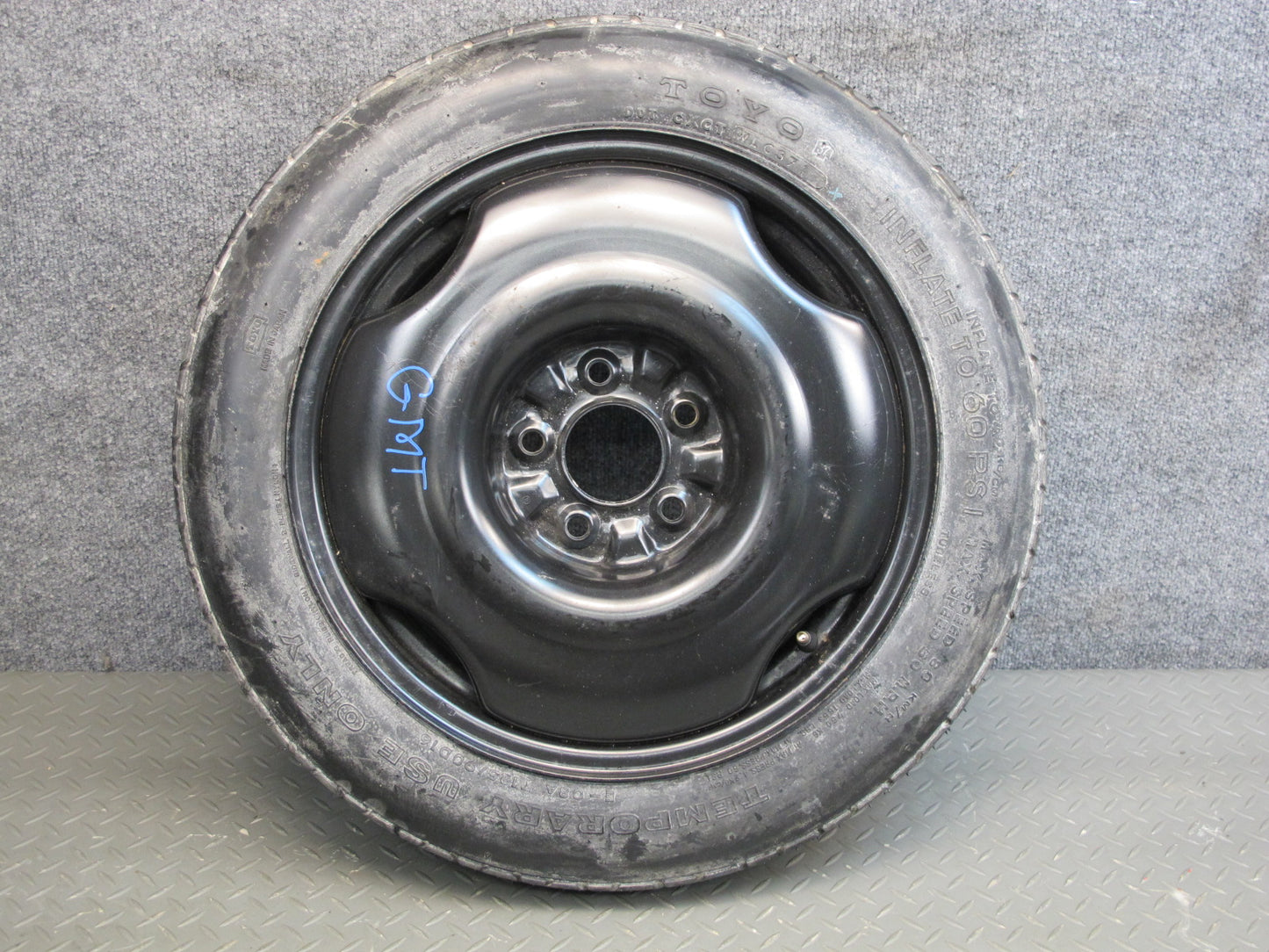 91-99 Mitsubishi 3000GT Spare Tire 16" D16 Wheel Donut 16x4 125/90 D16 OEM