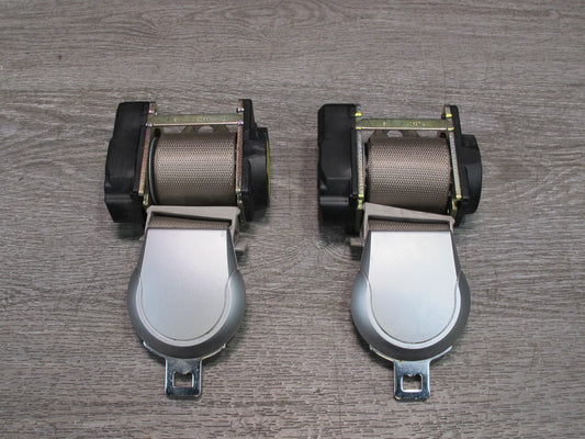 03-08 MERCEDES R230 SL500 REAR LEFT & RIGHT SIDE LUGGAGE SEATBELT RETRACTOR SET OEM