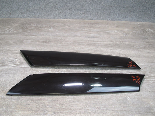 07-13 Mini Cooper R55 R56 R57 Set of 2 Front Exterior A Pillar Trim Panel OEM