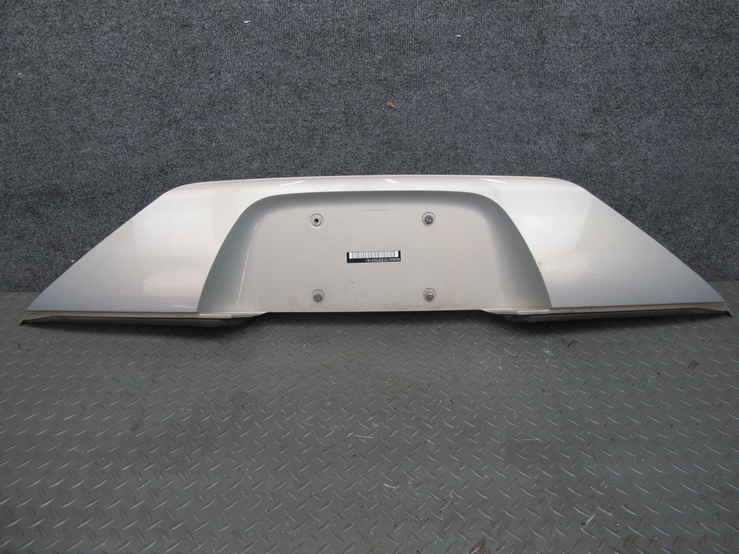 03-12 Mercedes R230 Sl-class Rear Trunk Lid License Plate Holder Panel OEM
