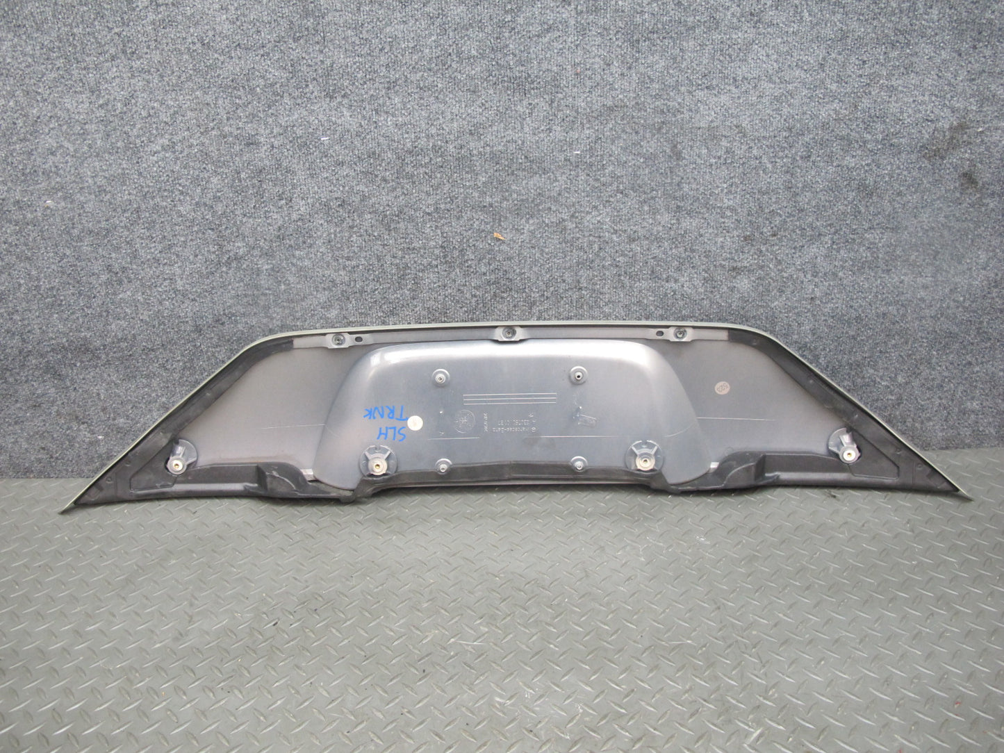 03-12 Mercedes R230 Sl-class Rear Trunk Lid License Plate Holder Panel OEM