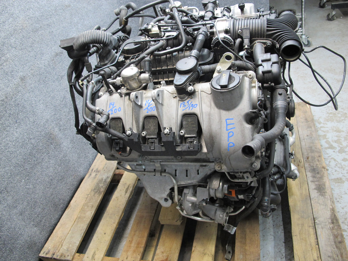 2014-2016 Porsche Panamera 970 S 4S 3.0L Turbo Cwda Engine Motor 102k Miles