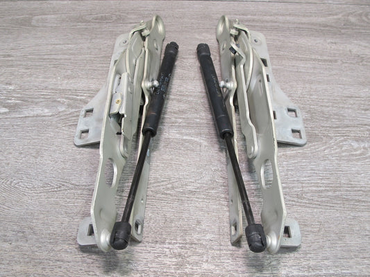 03-12 Mercedes R230 Set of 2 Front Left & Right Hood Hinge w Shocks OEM