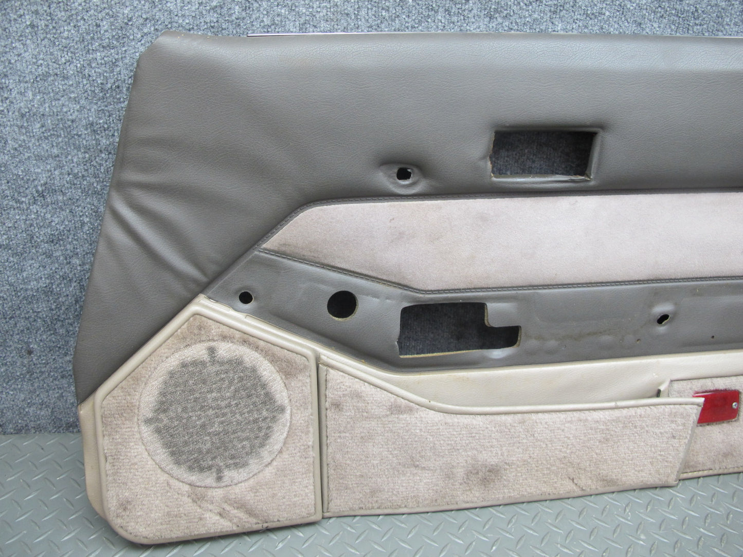 85-89 Nissan Z31 300ZX 2+0 Set of 2 Door Interior Trim Cover Panel TAN OEM
