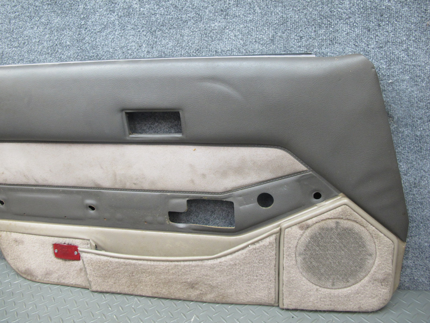 85-89 Nissan Z31 300ZX 2+0 Set of 2 Door Interior Trim Cover Panel TAN OEM