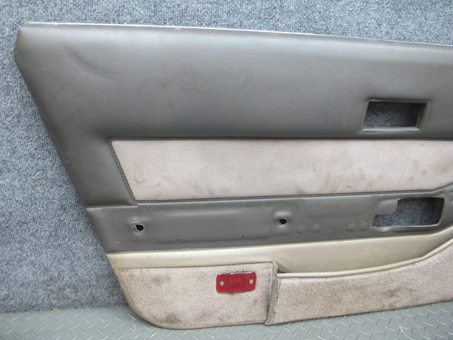 85-89 Nissan Z31 300ZX 2+0 Set of 2 Door Interior Trim Cover Panel TAN OEM