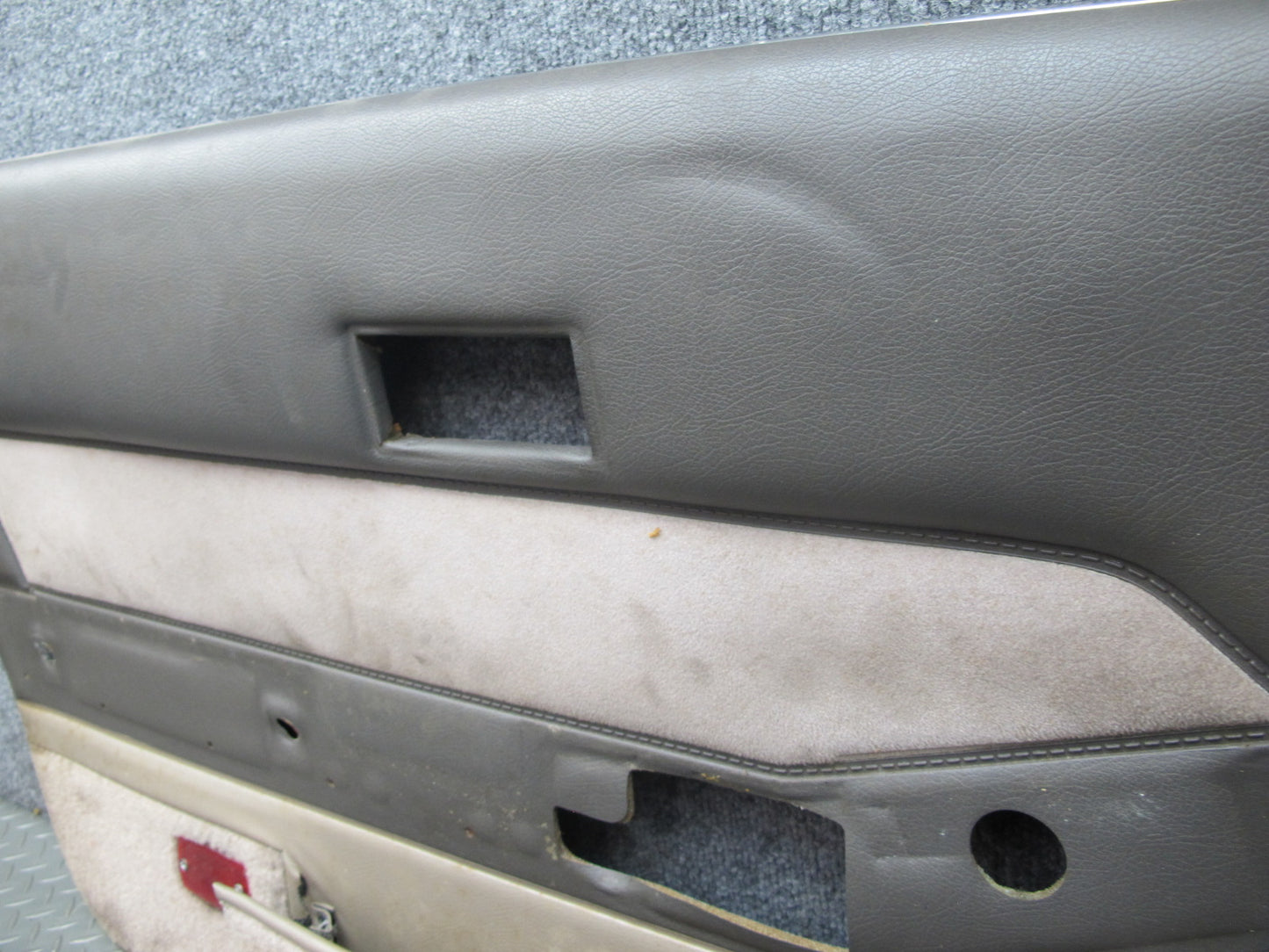 85-89 Nissan Z31 300ZX 2+0 Set of 2 Door Interior Trim Cover Panel TAN OEM