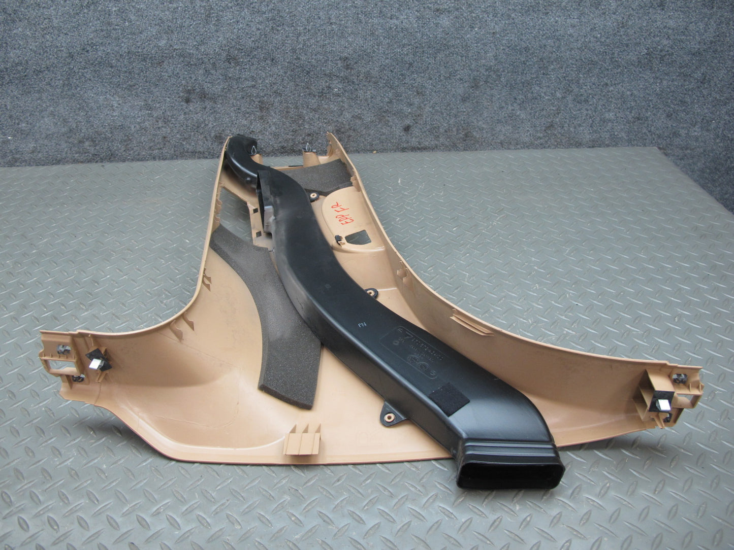 2010-2016 Porsche Panamera 970 Center B Pillar Lower Trim Cover Panel Set of 2