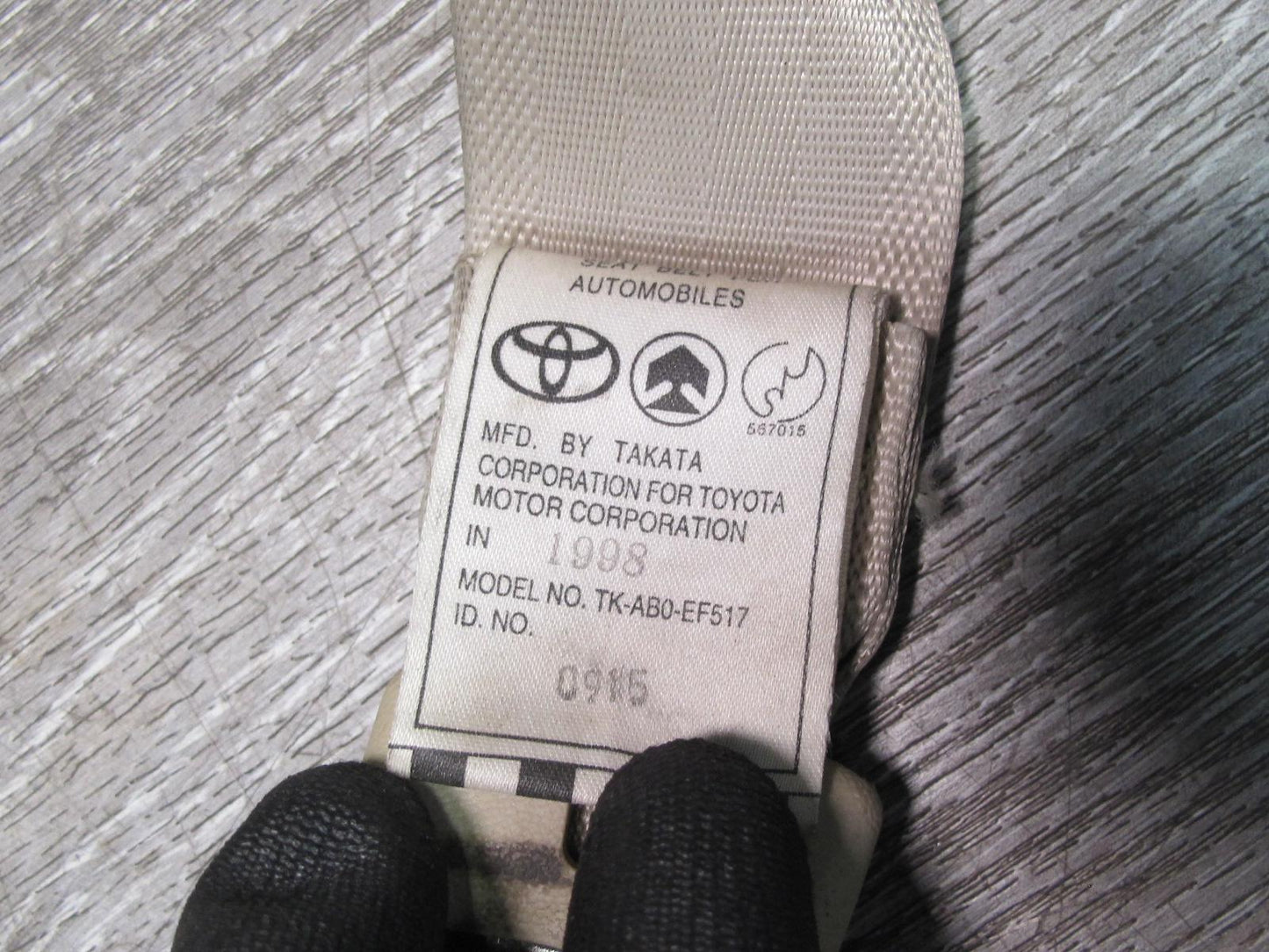 98-02 LEXUS LX470 FRONT REAR 3RD ROW SEATBELT RETRACTOR SET OEM