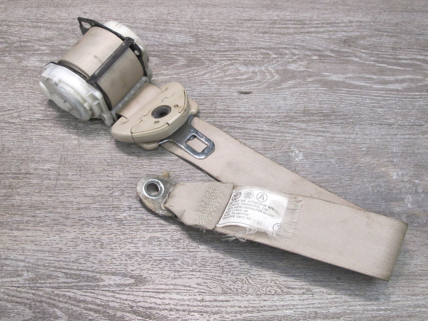 98-02 LEXUS LX470 FRONT REAR 3RD ROW SEATBELT RETRACTOR SET OEM
