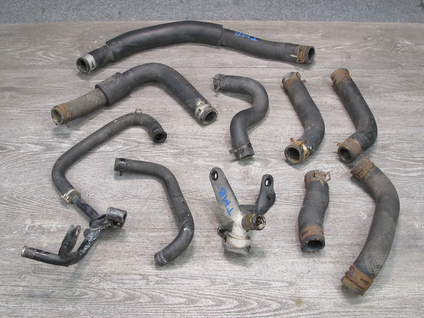 91-95 Toyota MR2 5SFE Engine Radiator Cooling Hose Pipe Line Set OEM