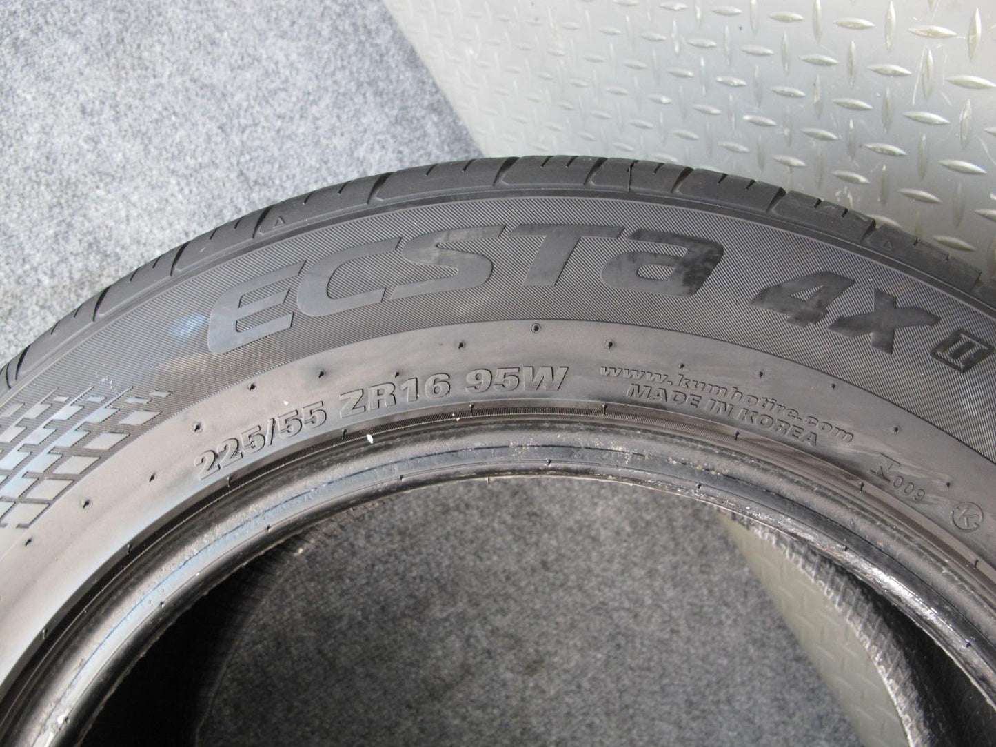 Set of 2 Kumho Ecsta 4X II ALL Season Tire 225/55 ZR16 95W 2622 8/32 Tread