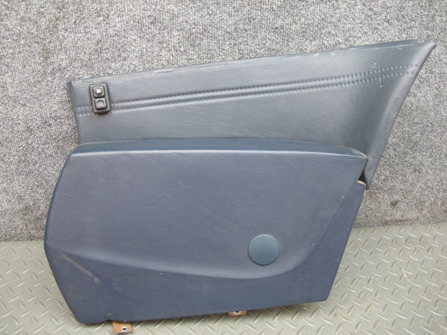 85-87 BMW E24 Set of 2 Rear Quarter Interior Trim Cover Panel w Switches OEM