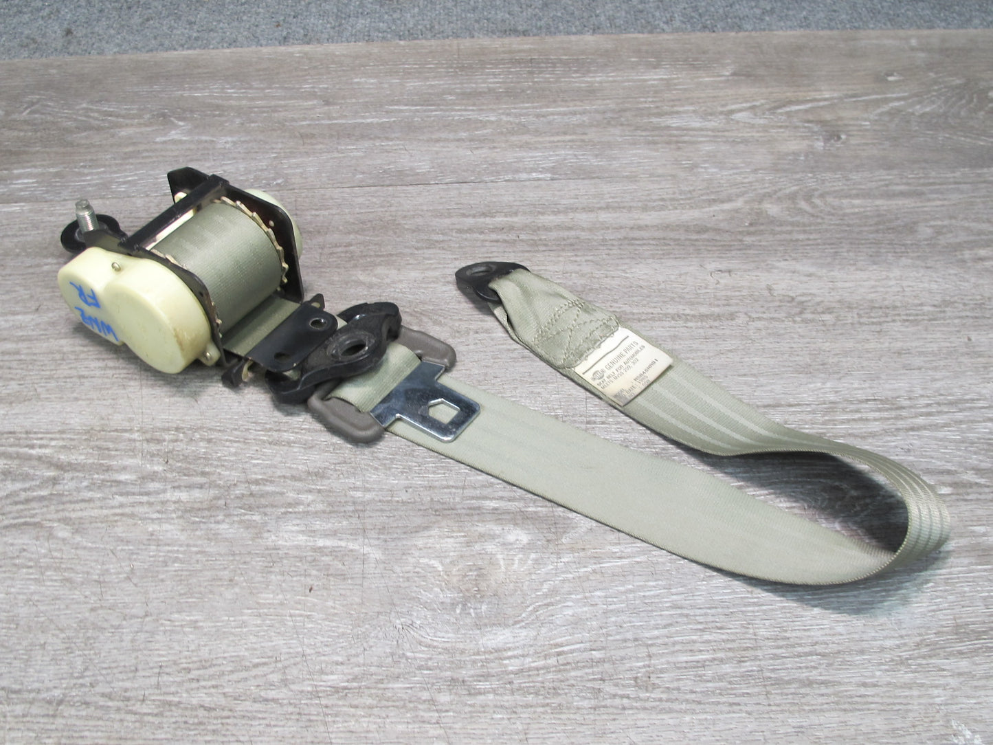 84-89 NISSAN 300ZX Z31 FRONT LEFT & RIGHT SIDE SEATBELT RETRACTOR SET OEM