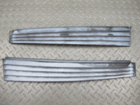 84-89 BMW E24 Set of 2 Center Left & Right Exterior B Pillar Trim Cover OEM
