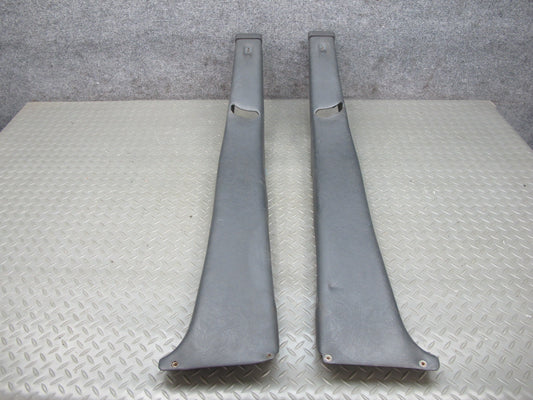 85-87 BMW E24 Set of 2 Center Left & Right Interior B Pillar Trim Cover OEM