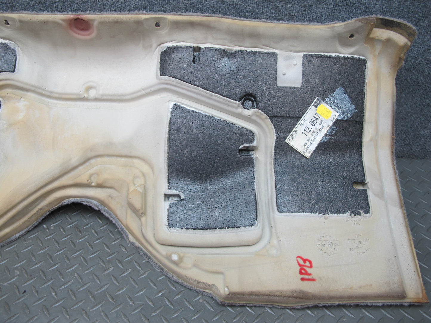 1997-2004 Porsche Boxster 986 Rear Engine Carpet Liner Trim Cover 98655103501