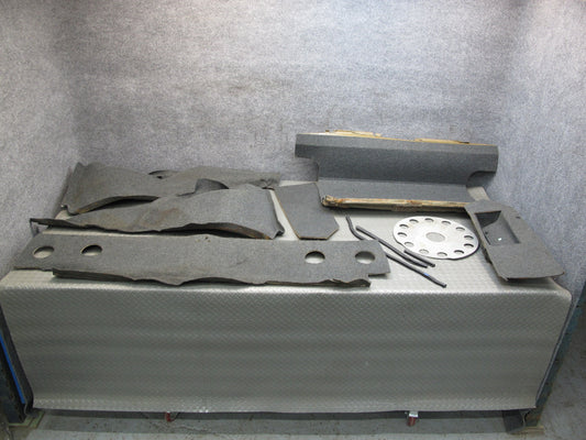 86-89 BMW E24 6-SERIES Rear Trunk Carpet Liner Trim Cover Set OEM