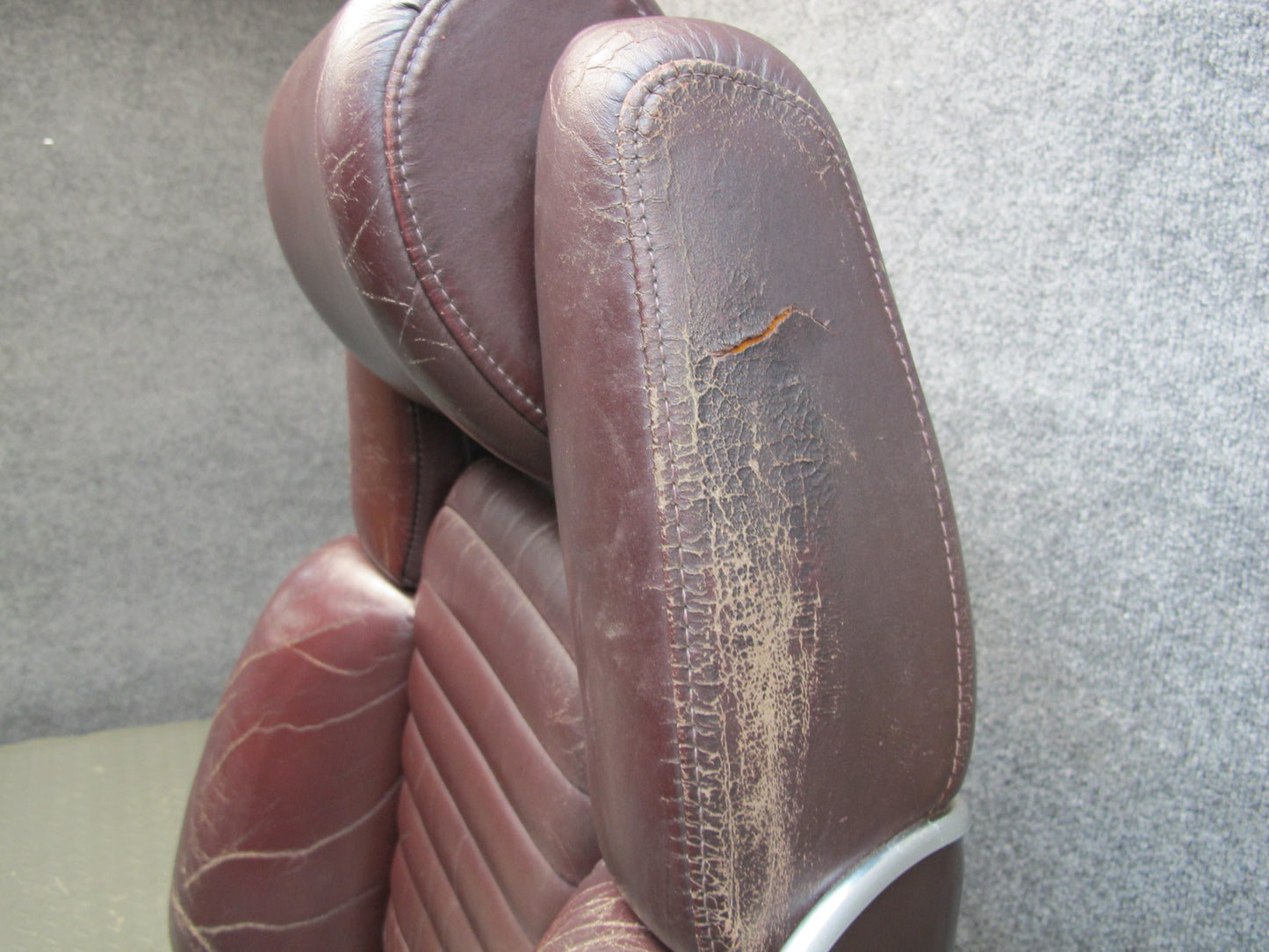 86-88 Toyota Supra MK3 Front & Rear Leather Seat Set OEM