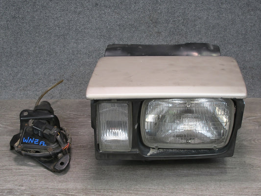 84-86 Nissan 300ZX Z31 Front Left Driver Side Headlight Lamp w Motor OEM