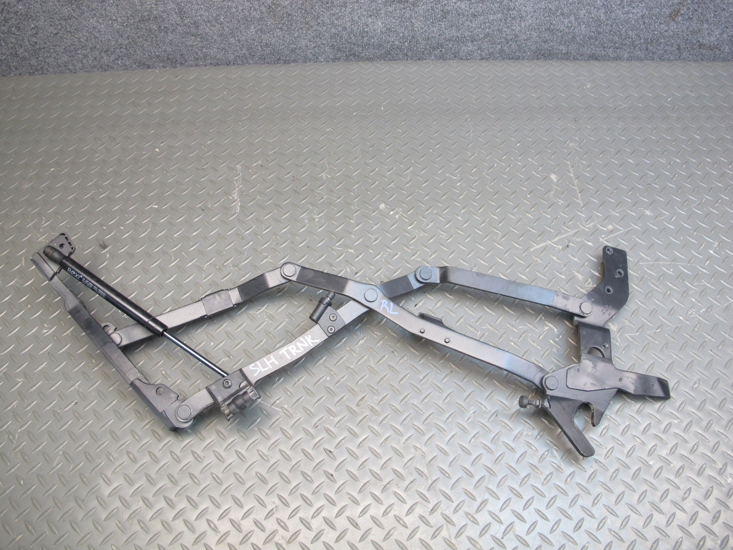 03-06 Mercedes R230 Set of 2 Rear Trunk Lid Left & Right Hinge w Support OEM
