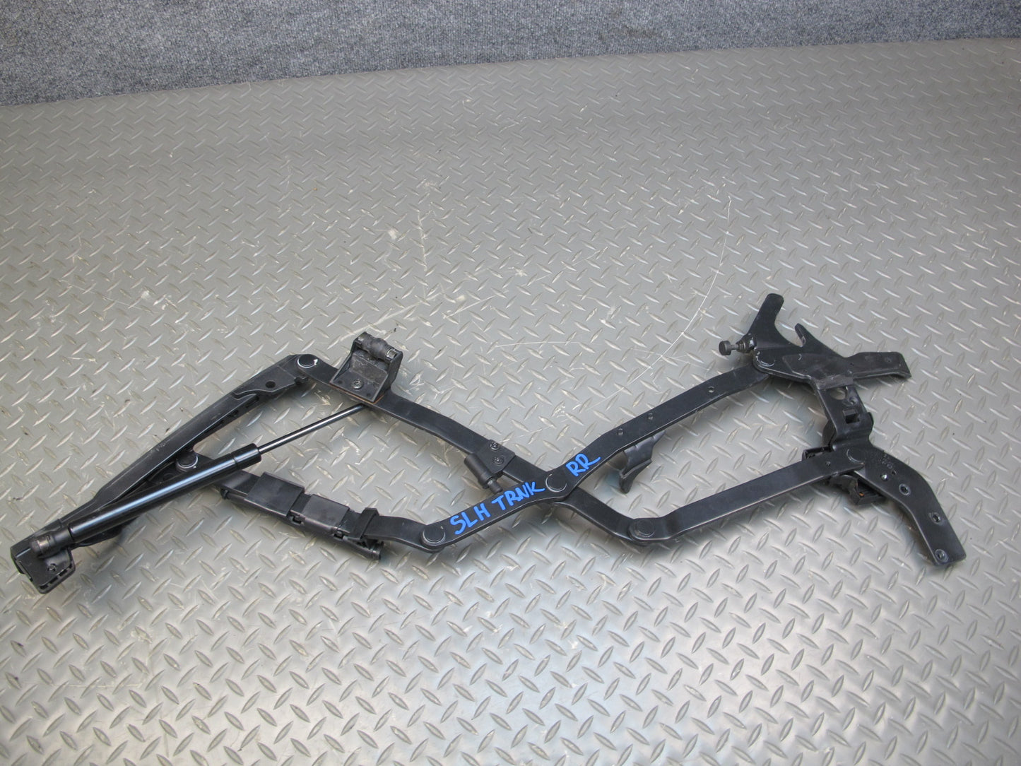 03-06 Mercedes R230 Set of 2 Rear Trunk Lid Left & Right Hinge w Support OEM