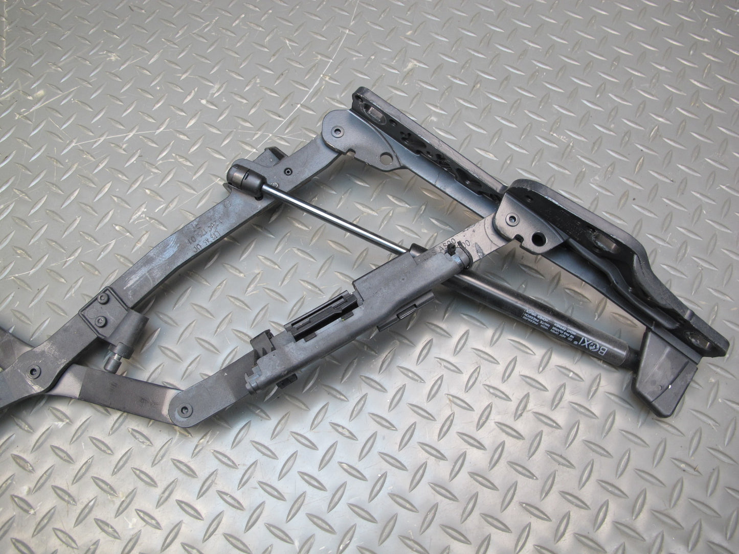 03-06 Mercedes R230 Set of 2 Rear Trunk Lid Left & Right Hinge w Support OEM