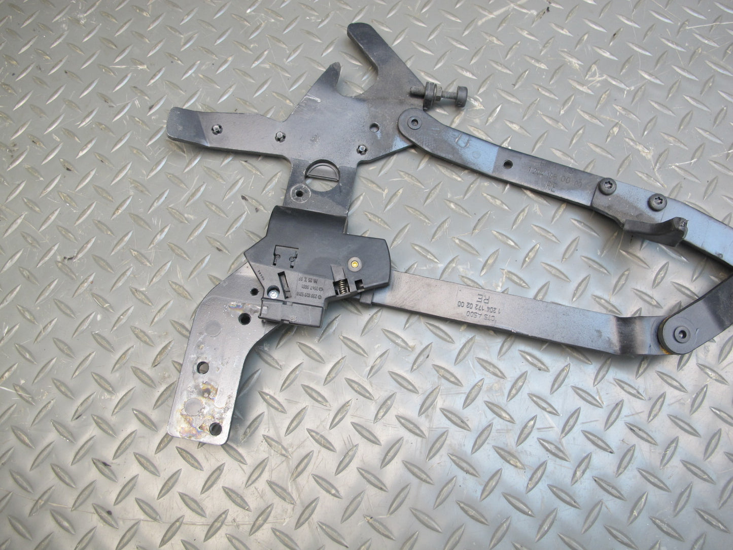 03-06 Mercedes R230 Set of 2 Rear Trunk Lid Left & Right Hinge w Support OEM
