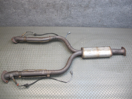 92-95 Lexus UZZ30L SC400 Exhaust Front Y Pipe w O2 Sensors OEM