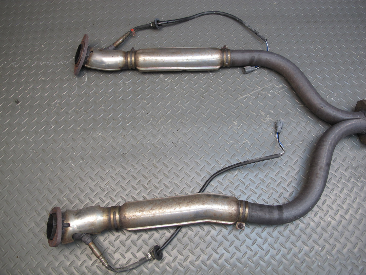 92-95 Lexus UZZ30L SC400 Exhaust Front Y Pipe w O2 Sensors OEM