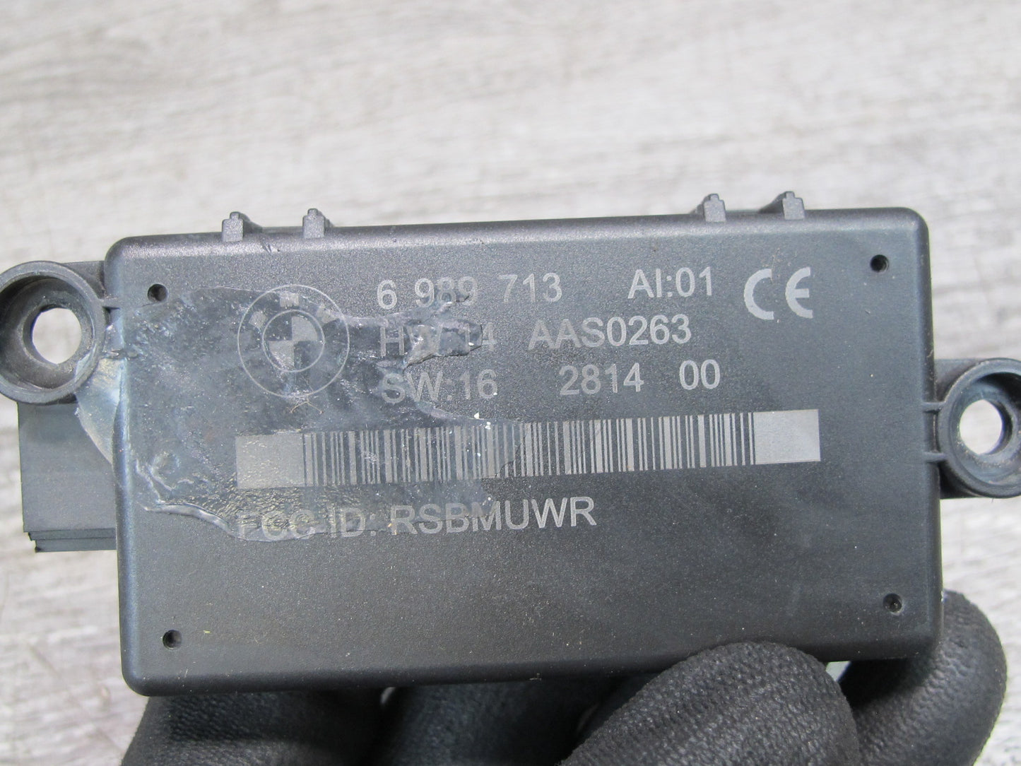 09-16 BMW E89 Z4 Door DWA Alarm System Antenna Control Module 6989713 OEM