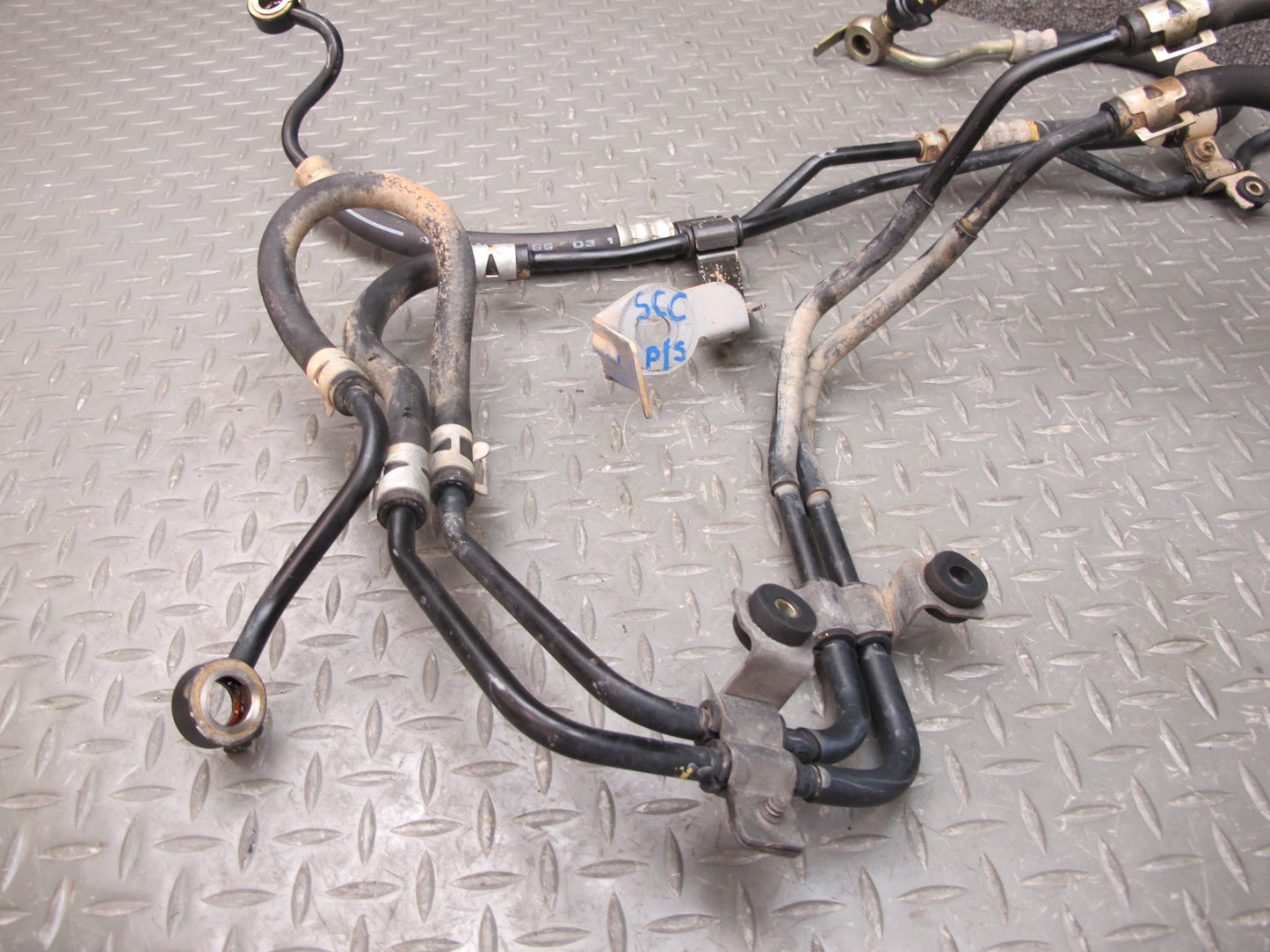 98-00 Lexus UZZ30L SC400 Power Steering Hose Pipe Line Set OEM