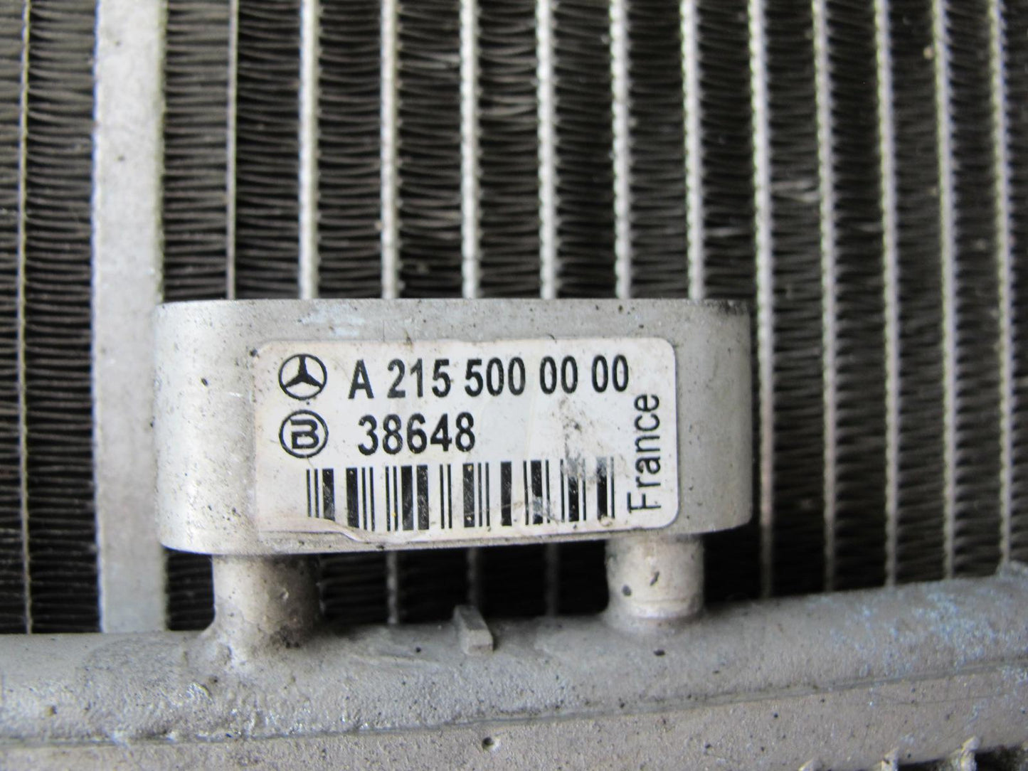 03-06 Mercedes R230 SL500 Engine Radiator Condenser Oil Cooler Fan Shroud OEM