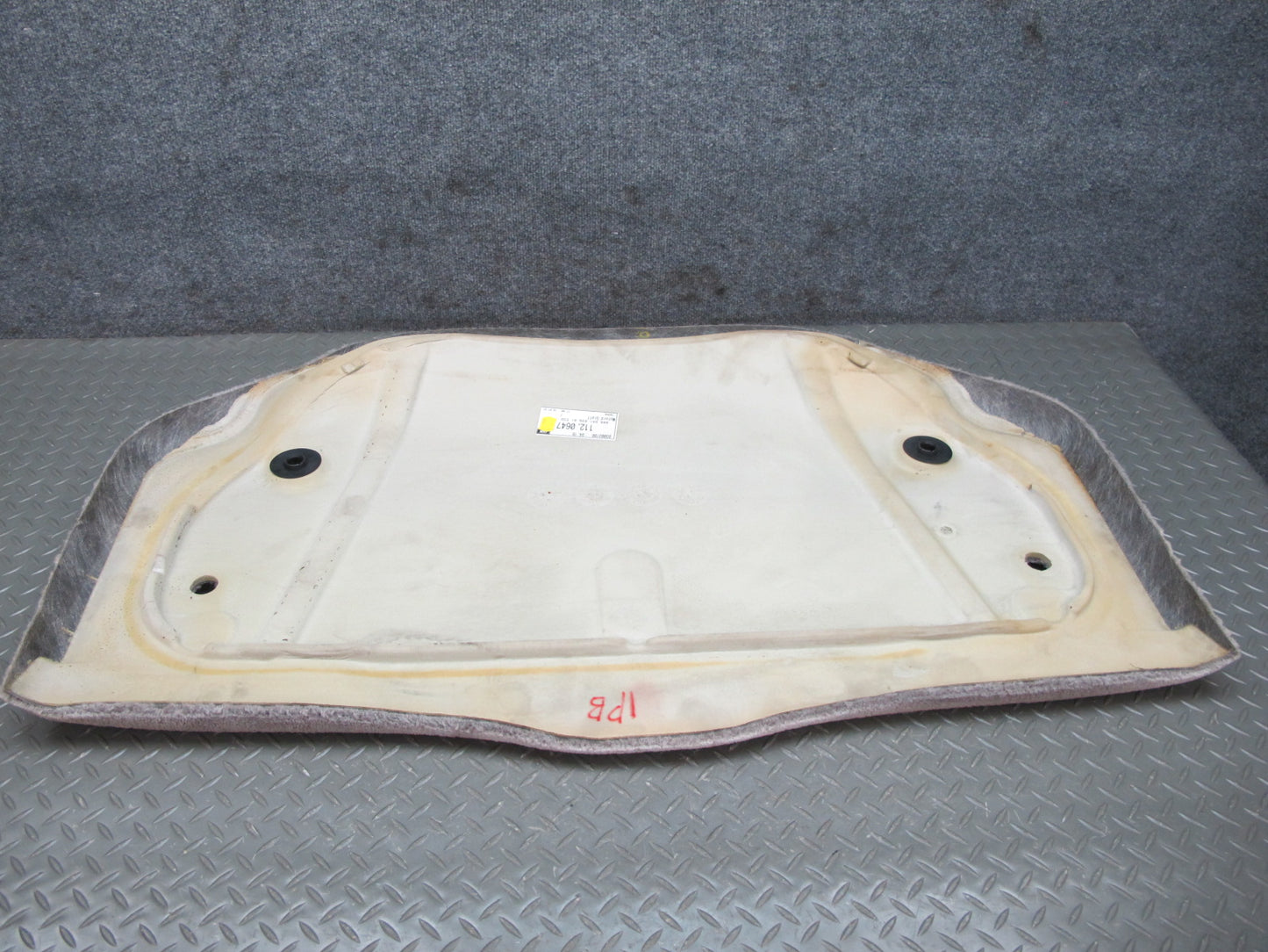 99-02 Porsche Boxster 986 Rear Storage Compartment Upper Engine Panel Carpet Set