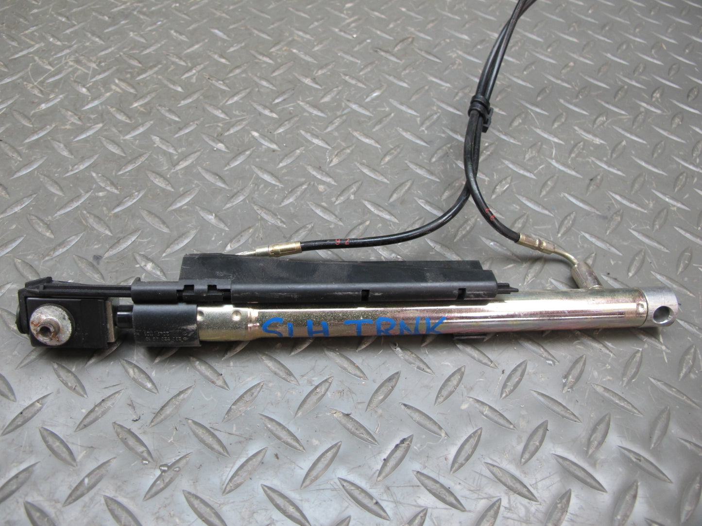 03-12 Mercedes R230 SL Convertible Rear Left Trunk Lift Cylinder w Cable OEM