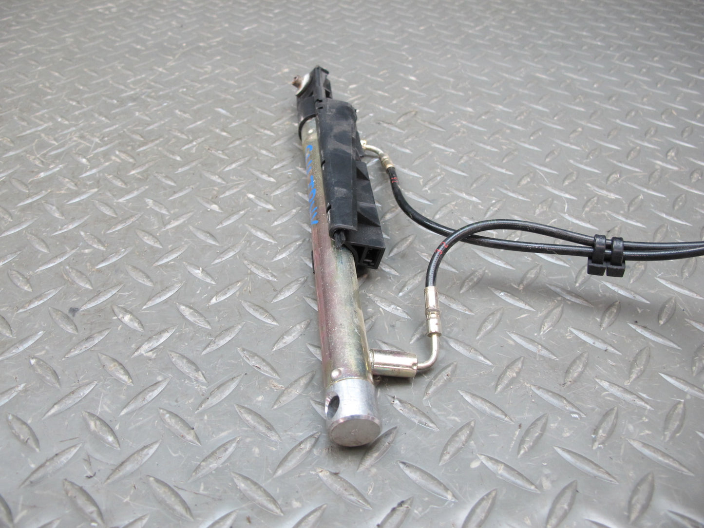 03-12 Mercedes R230 SL Convertible Rear Left Trunk Lift Cylinder w Cable OEM
