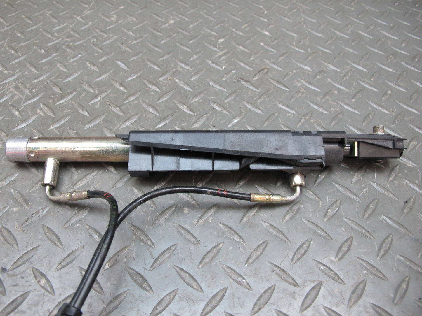 03-12 Mercedes R230 SL Convertible Rear Left Trunk Lift Cylinder w Cable OEM