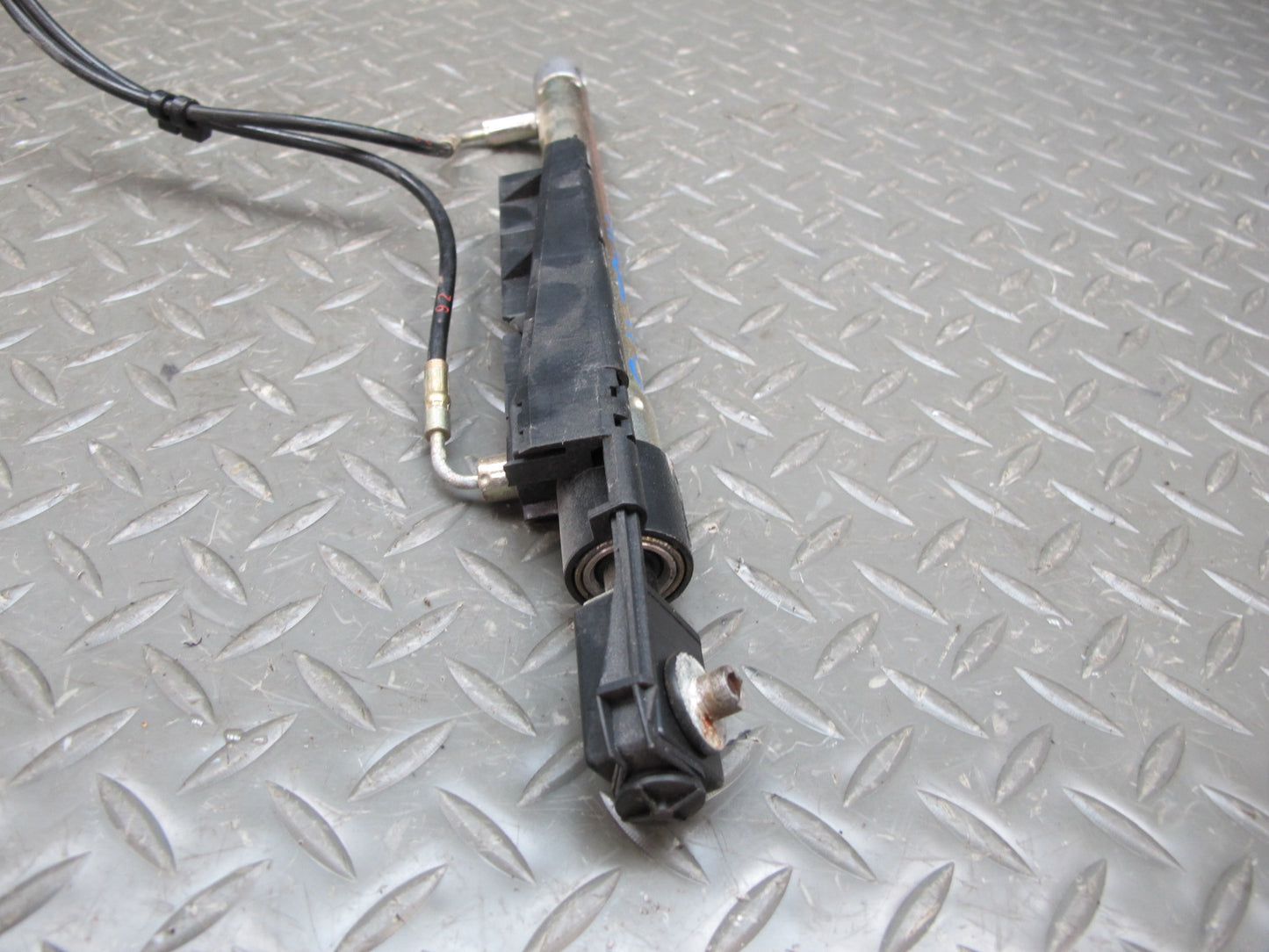 03-12 Mercedes R230 SL Convertible Rear Left Trunk Lift Cylinder w Cable OEM