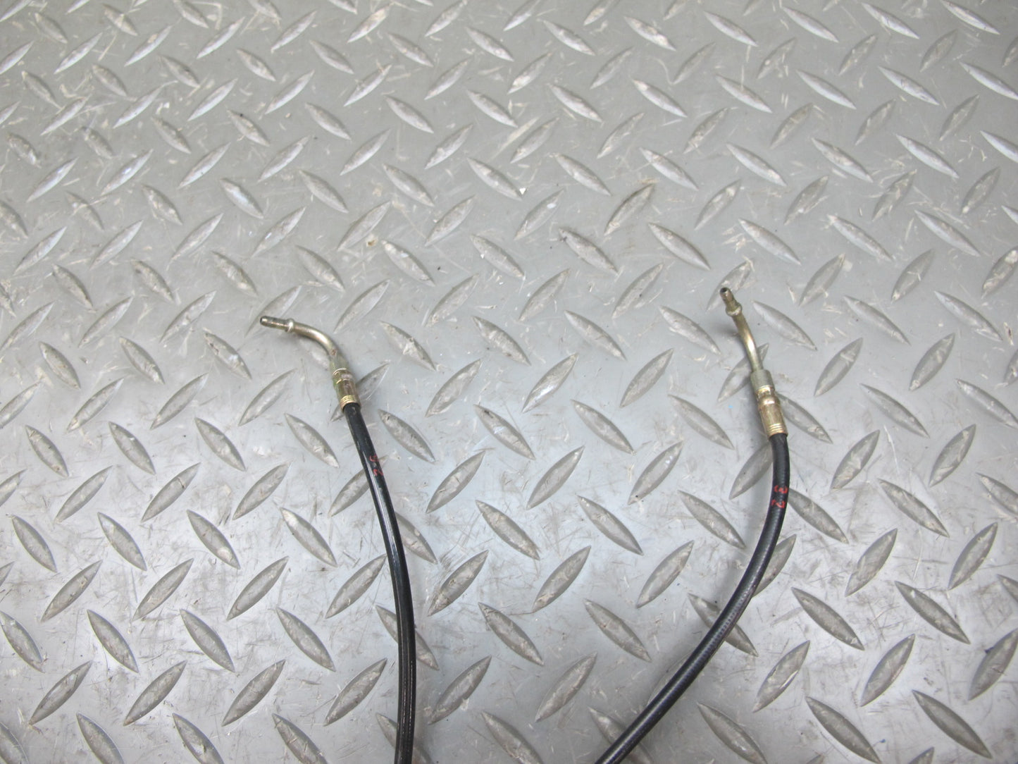 03-12 Mercedes R230 SL Convertible Rear Left Trunk Lift Cylinder w Cable OEM