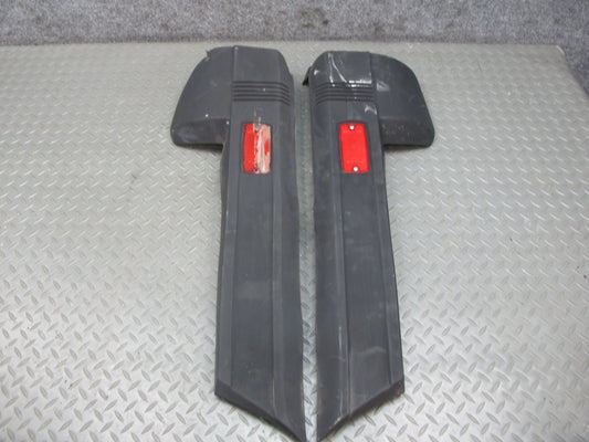 78-87 BMW E24 Set of 2 Rear Bumper Left & Right Side Trim Cover Panel OEM