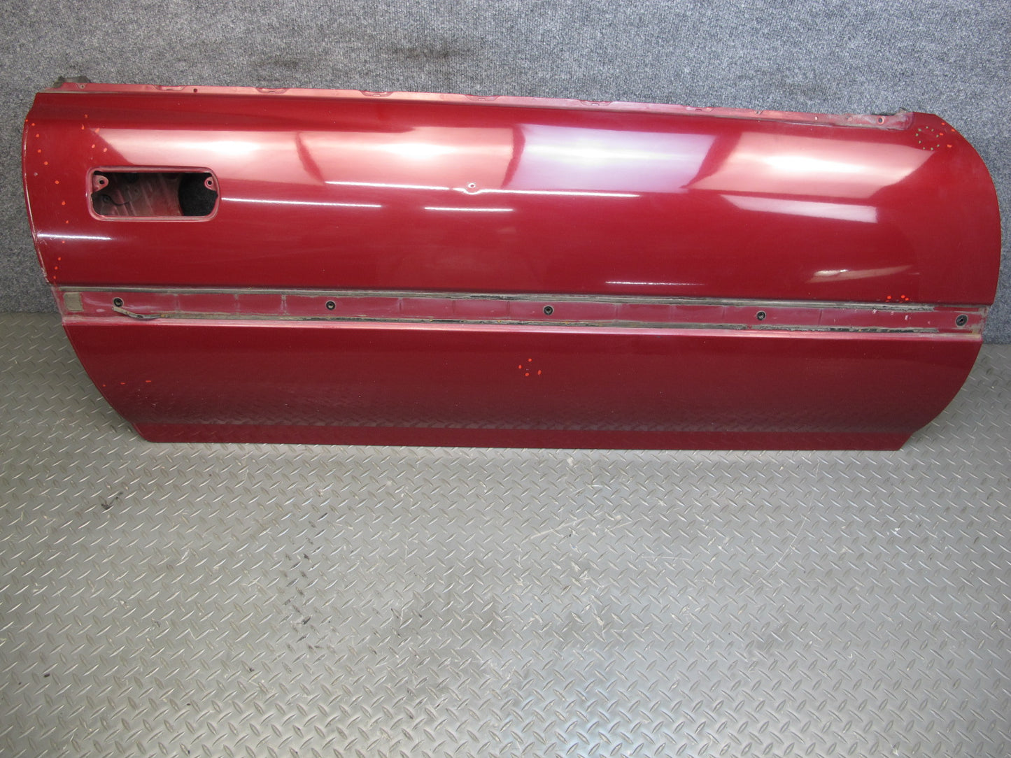 87-92 Toyota Supra MK3 Turbo Targa Right Passenger Door Shell Panel RED OEM