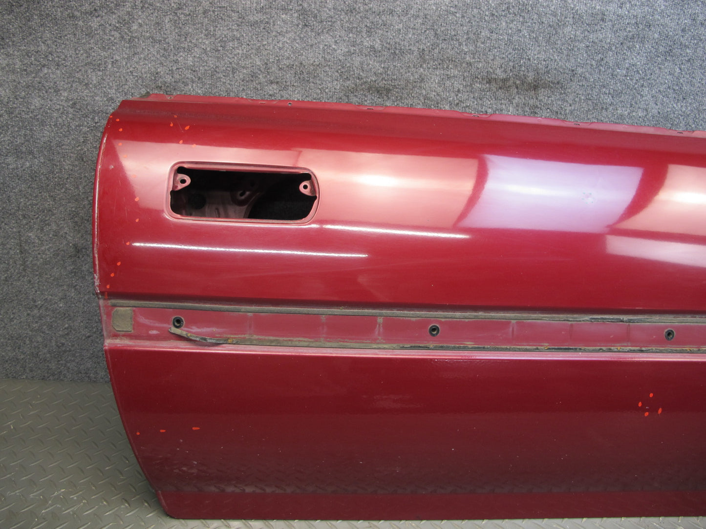 87-92 Toyota Supra MK3 Turbo Targa Right Passenger Door Shell Panel RED OEM