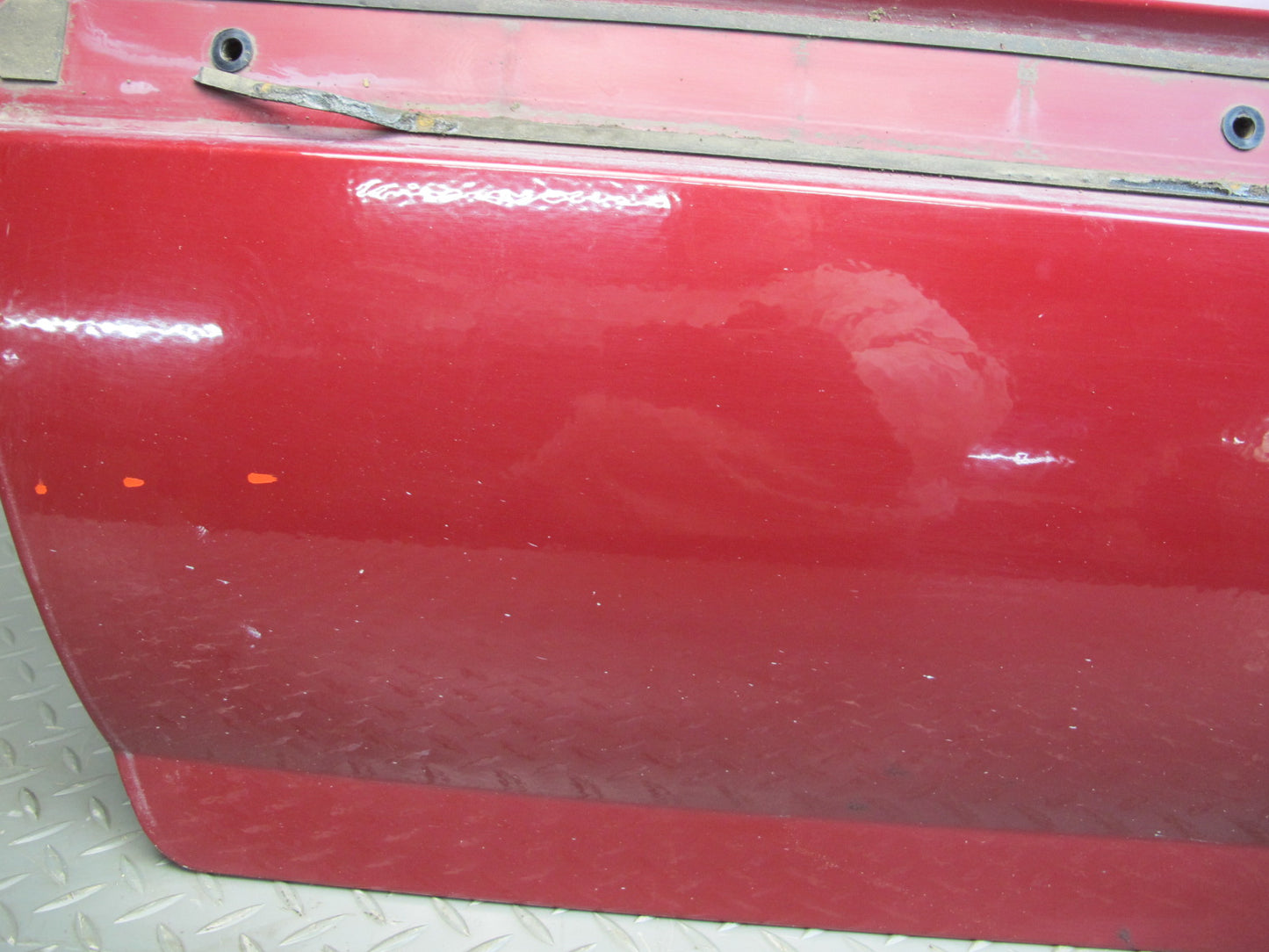 87-92 Toyota Supra MK3 Turbo Targa Right Passenger Door Shell Panel RED OEM