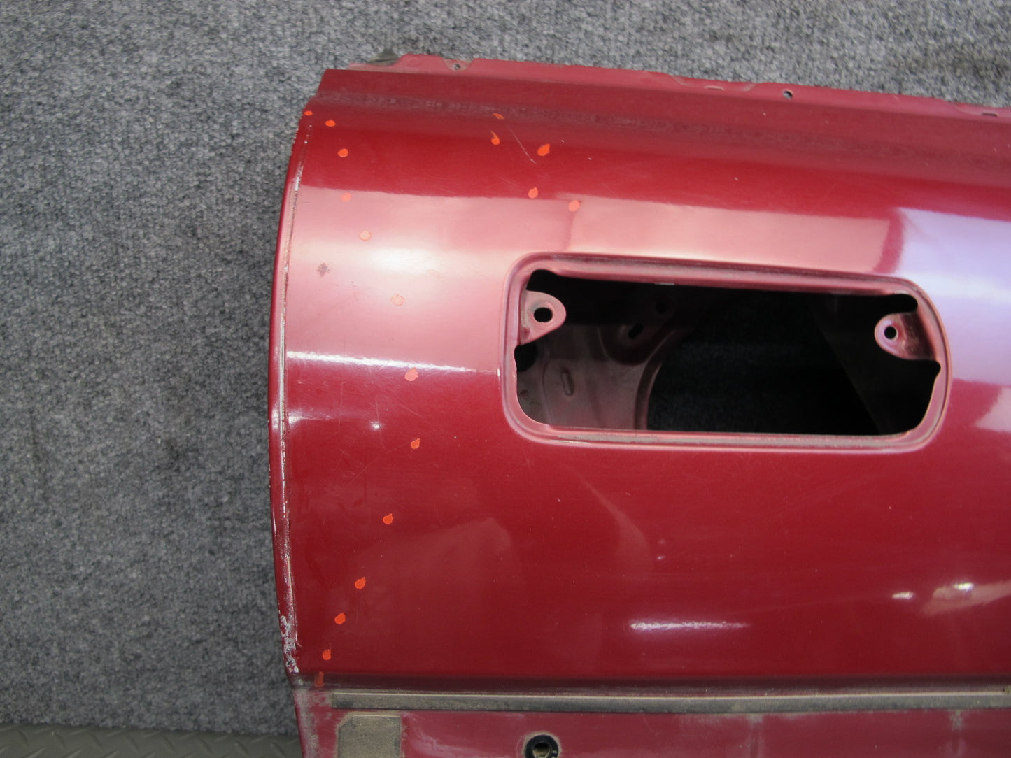 87-92 Toyota Supra MK3 Turbo Targa Right Passenger Door Shell Panel RED OEM