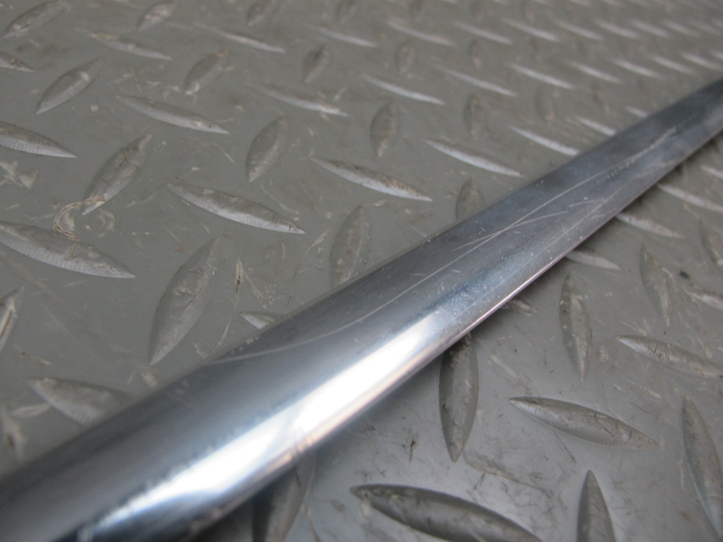 78-89 BMW E24 Set of 2 Front Windshield Exterior Chrome Trim Molding OEM