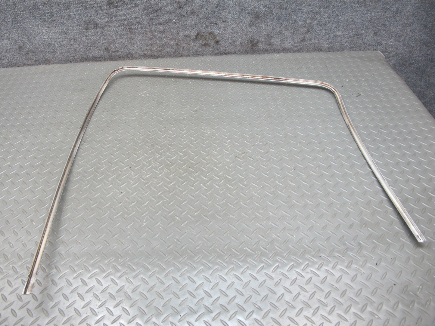78-89 BMW E24 Set of 2 Front Windshield Exterior Chrome Trim Molding OEM