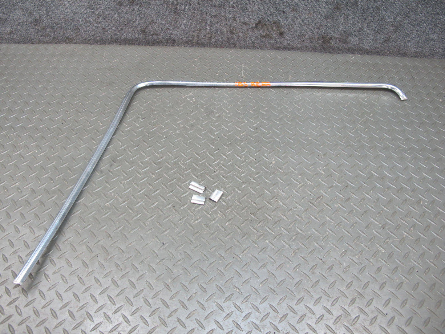 78-89 BMW E24 Set of 3 Rear Windshield Window Exterior Chrome Trim Molding OEM
