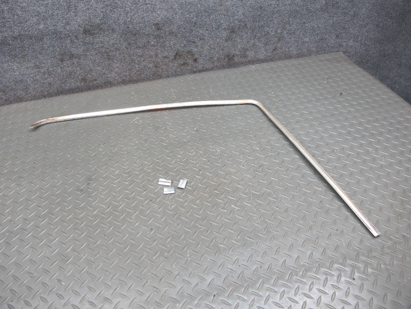 78-89 BMW E24 Set of 3 Rear Windshield Window Exterior Chrome Trim Molding OEM